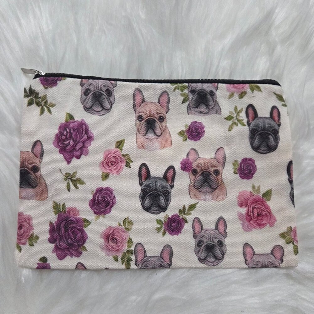 French Bulldog Design Zipper Pouch